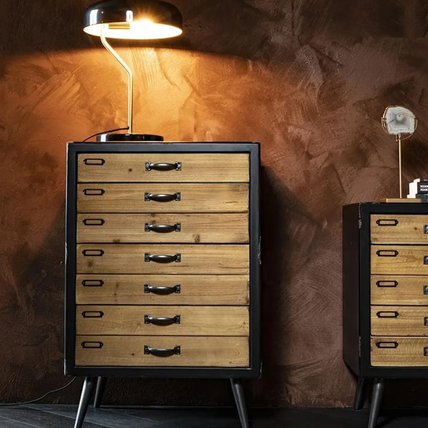 Dutchbone Bureaulampen|Tafellampen|Tafellamp Eclipse Zwart
