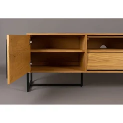 Dutchbone Industriele Kasten|Tv Meubels|Tv meubel Class naturel eiken 180cm