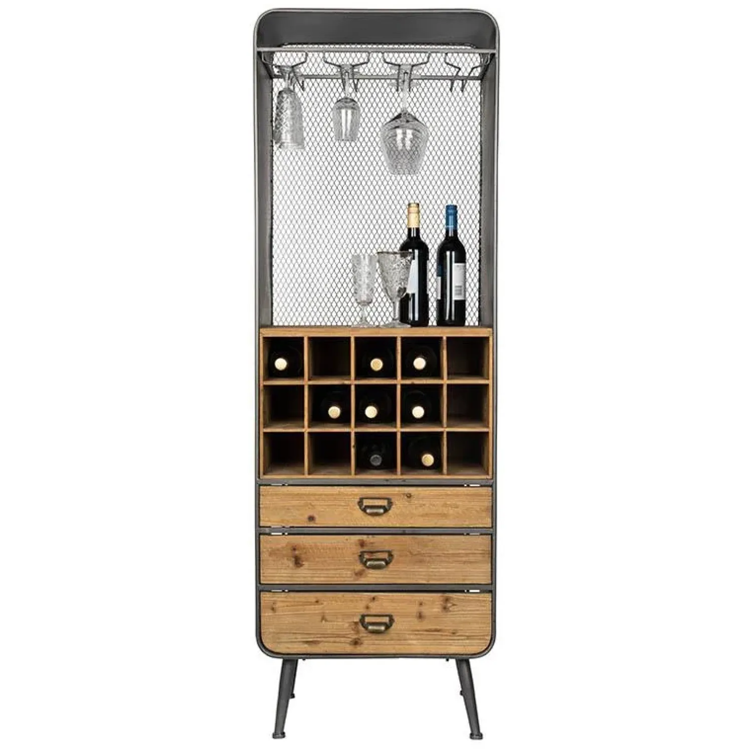 Dutchbone Wijnkasten|Wandkasten|Vino Wijnkast