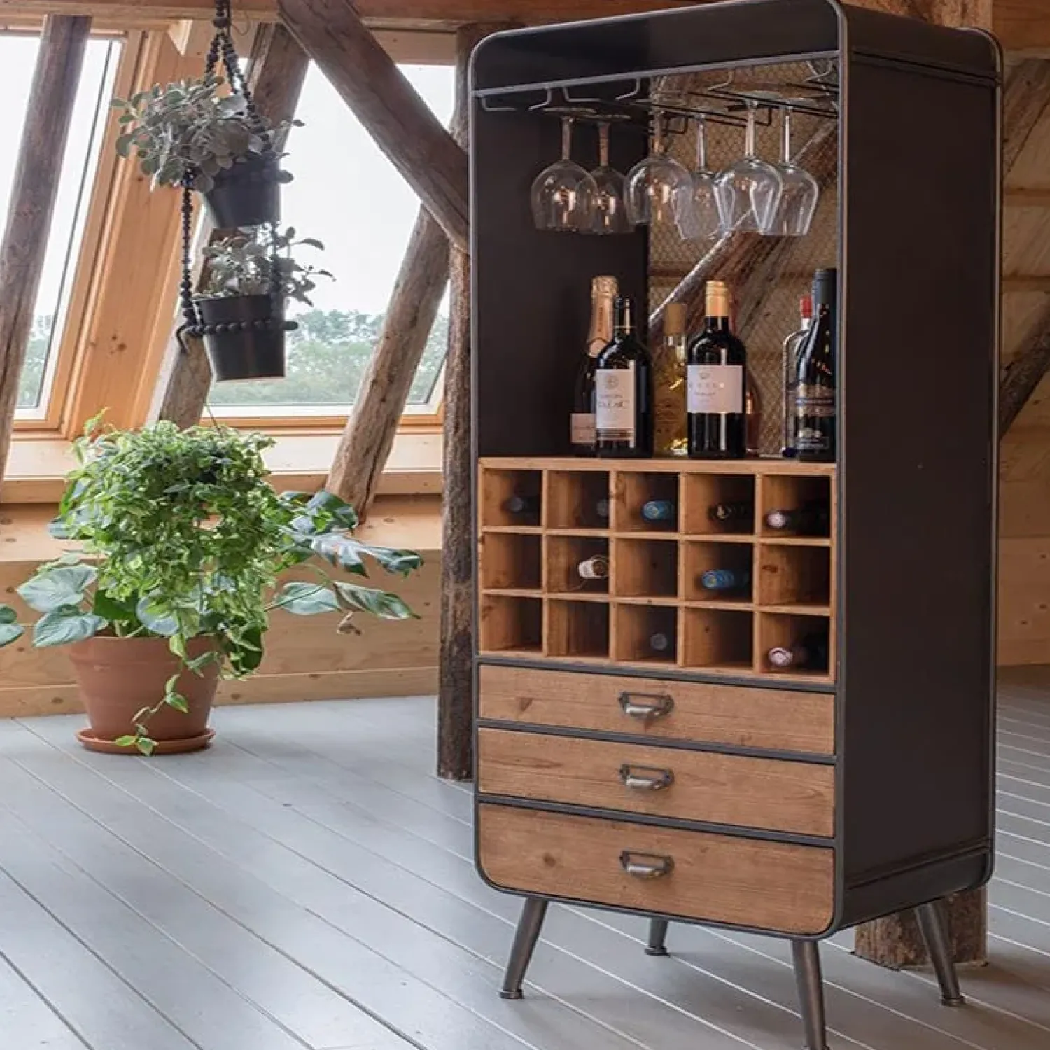 Dutchbone Wijnkasten|Wandkasten|Vino Wijnkast