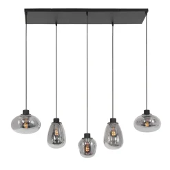 Steinmex Hanglampen|Glazen Hanglamp|Echo Hanglamp 5-lichts glas