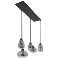 Steinmex Hanglampen|Glazen Hanglamp|Echo Hanglamp 5-lichts glas