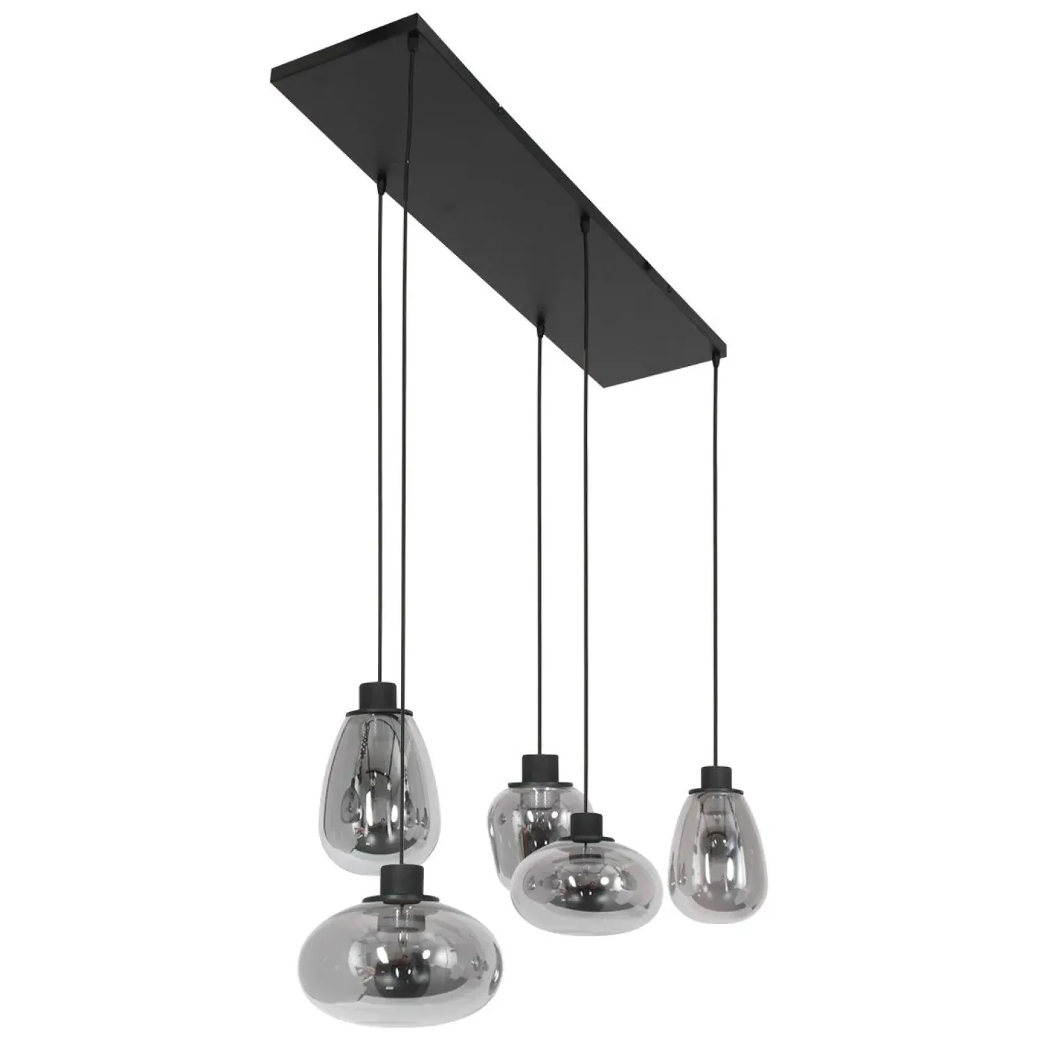 Steinmex Hanglampen|Glazen Hanglamp|Echo Hanglamp 5-lichts glas