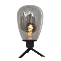 Steinmex Bureaulampen|Tafellampen|Echo Tafellamp 1-lichts glas druppel