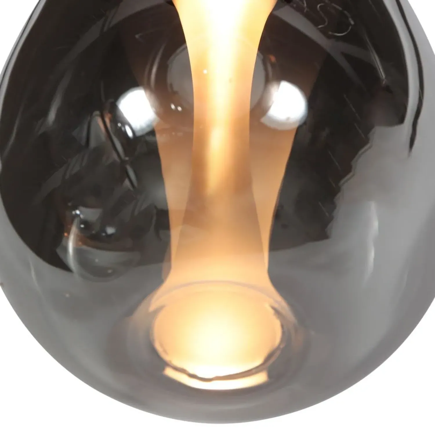 Steinmex Hanglampen|Glazen Hanglamp|Edgar 1-lichts Hanglamp small Smoke Glas