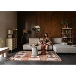 Dutchbone Wandkasten|Industriele Kasten|Edson Wandkast Beige 86cm