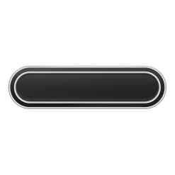 Trading Lighting Plafondlampen|Edward 1-lichts Ovaal plafondlamp zwart 60cm