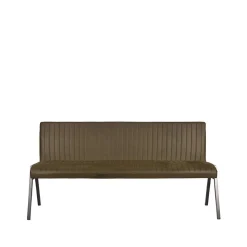 Label51 Eetkamerbanken|Eetkamerbanken|Eetkamerbank Matz Army green Microfiber 175cm