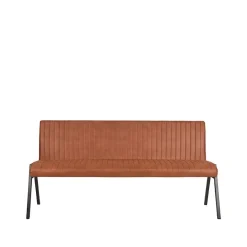 Label51 Eetkamerbanken|Eetkamerbanken|Eetkamerbank Matz Cognac Microfiber 175cm