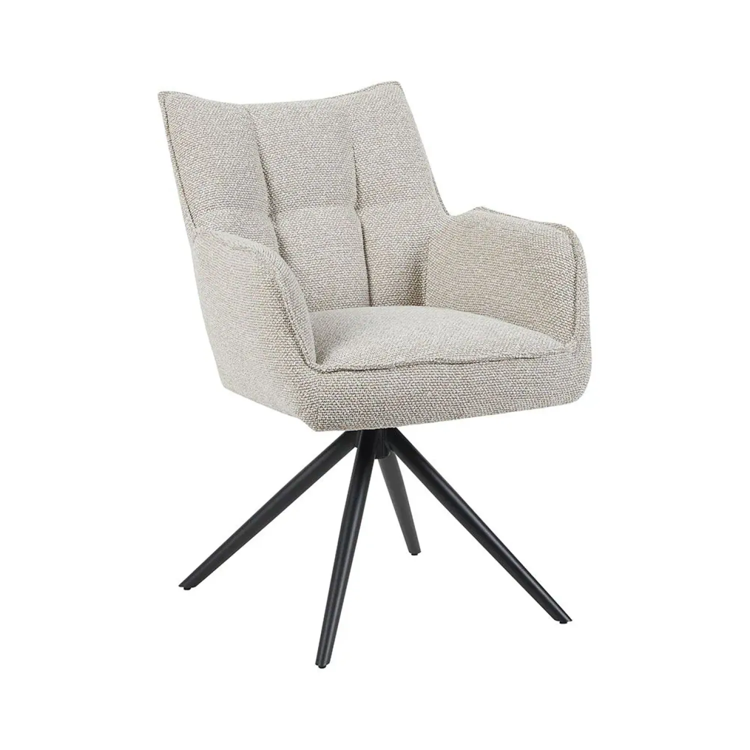 Label51 Eetkamerstoelen|Eetkamerstoel Amalfi Naturel Boucle