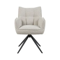 Label51 Eetkamerstoelen|Eetkamerstoel Amalfi Naturel Boucle