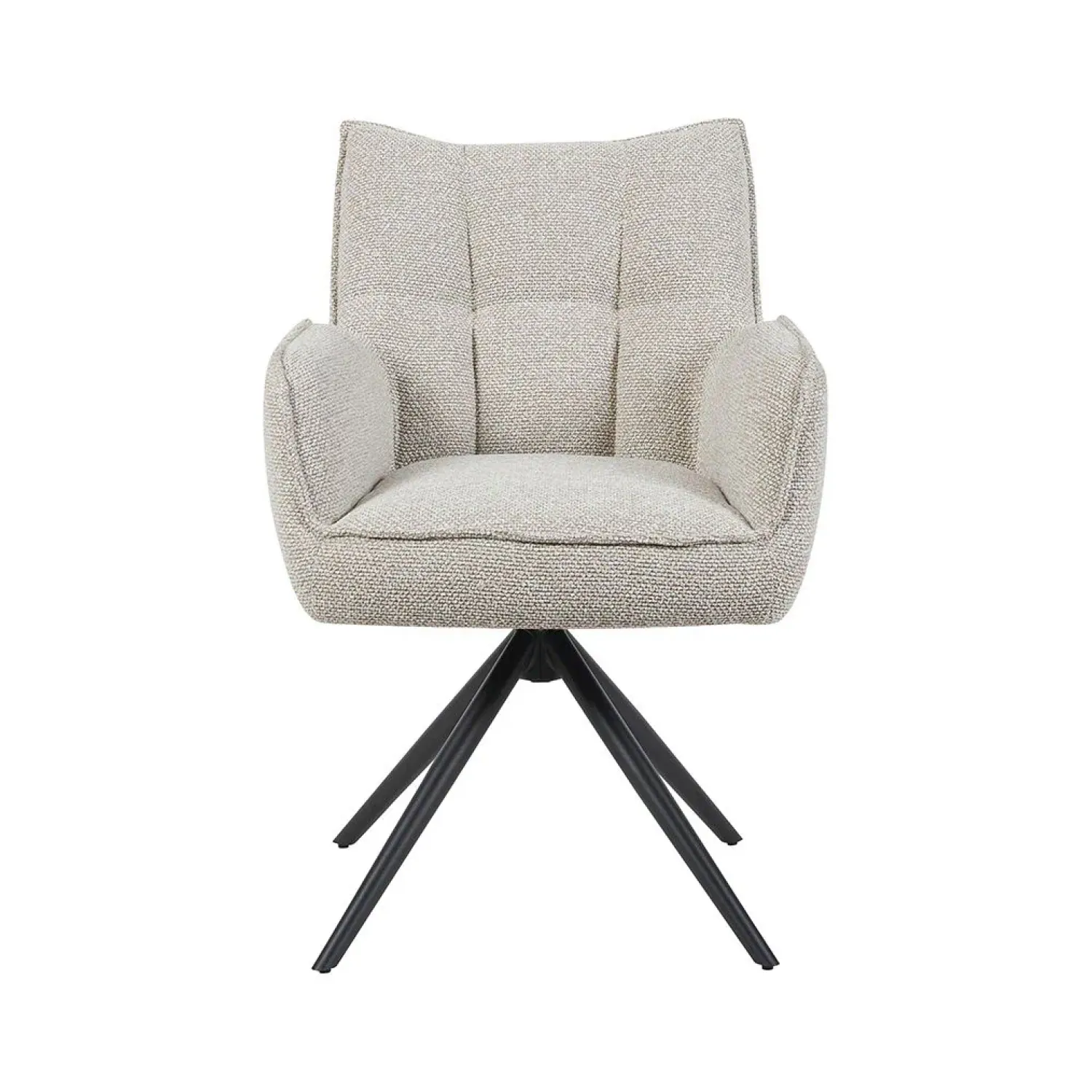 Label51 Eetkamerstoelen|Eetkamerstoel Amalfi Naturel Boucle