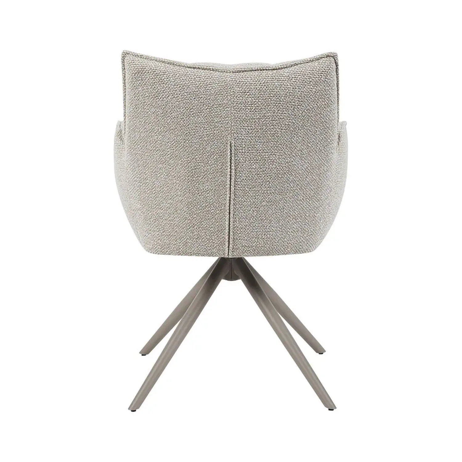 Label51 Eetkamerstoelen|Eetkamerstoel Amalfi Naturel Boucle met Taupe poot