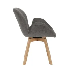 Furndea Eetkamerstoelen|Eetkamerstoel Bas Antraciet