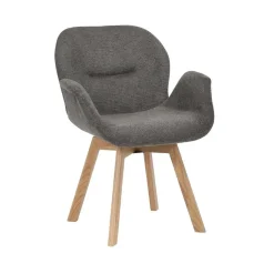 Furndea Eetkamerstoelen|Eetkamerstoel Bas Antraciet