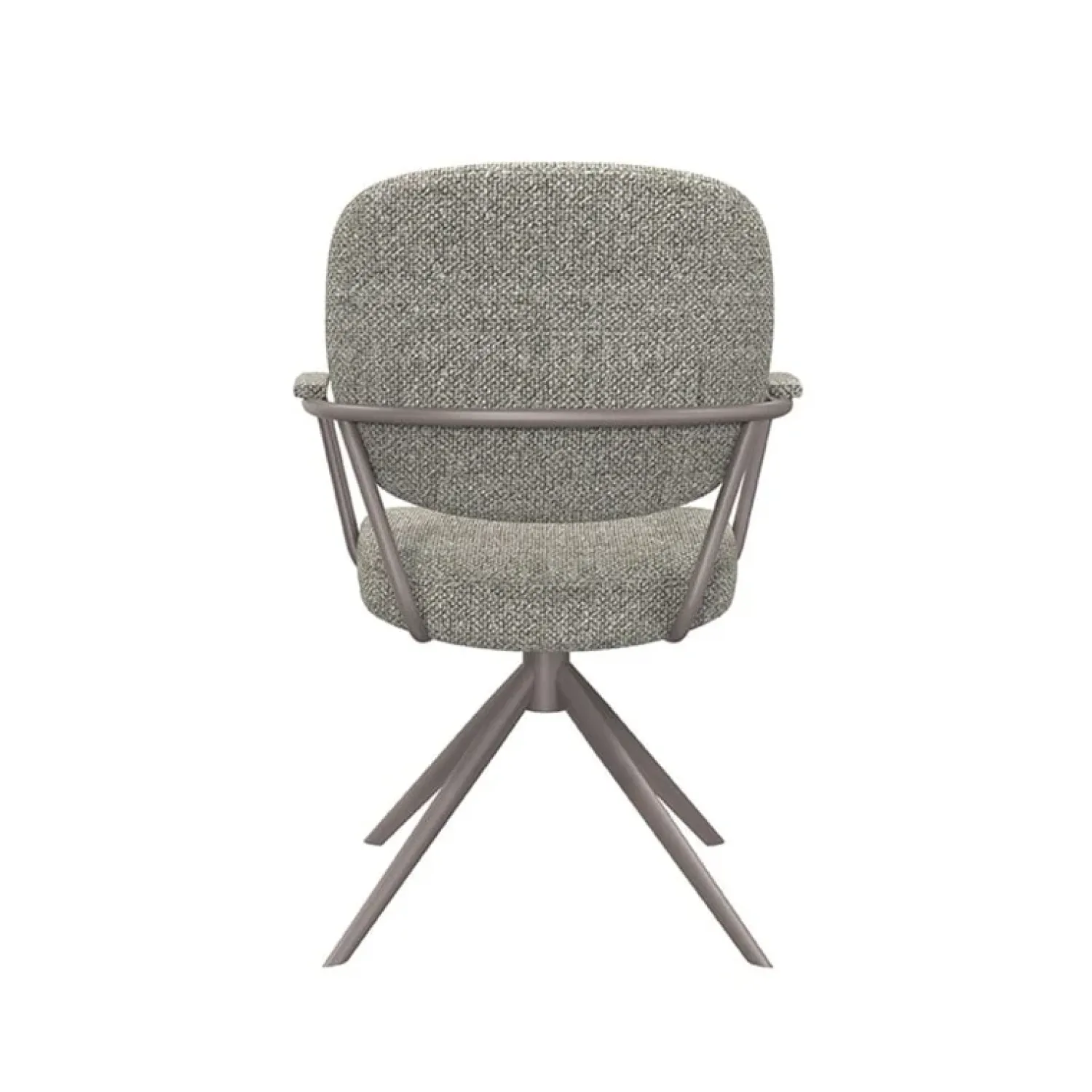 Label51 Eetkamerstoelen|Eetkamerstoel Basel Grijs Boucle