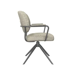 Label51 Eetkamerstoelen|Eetkamerstoel Basel Naturel Boucle