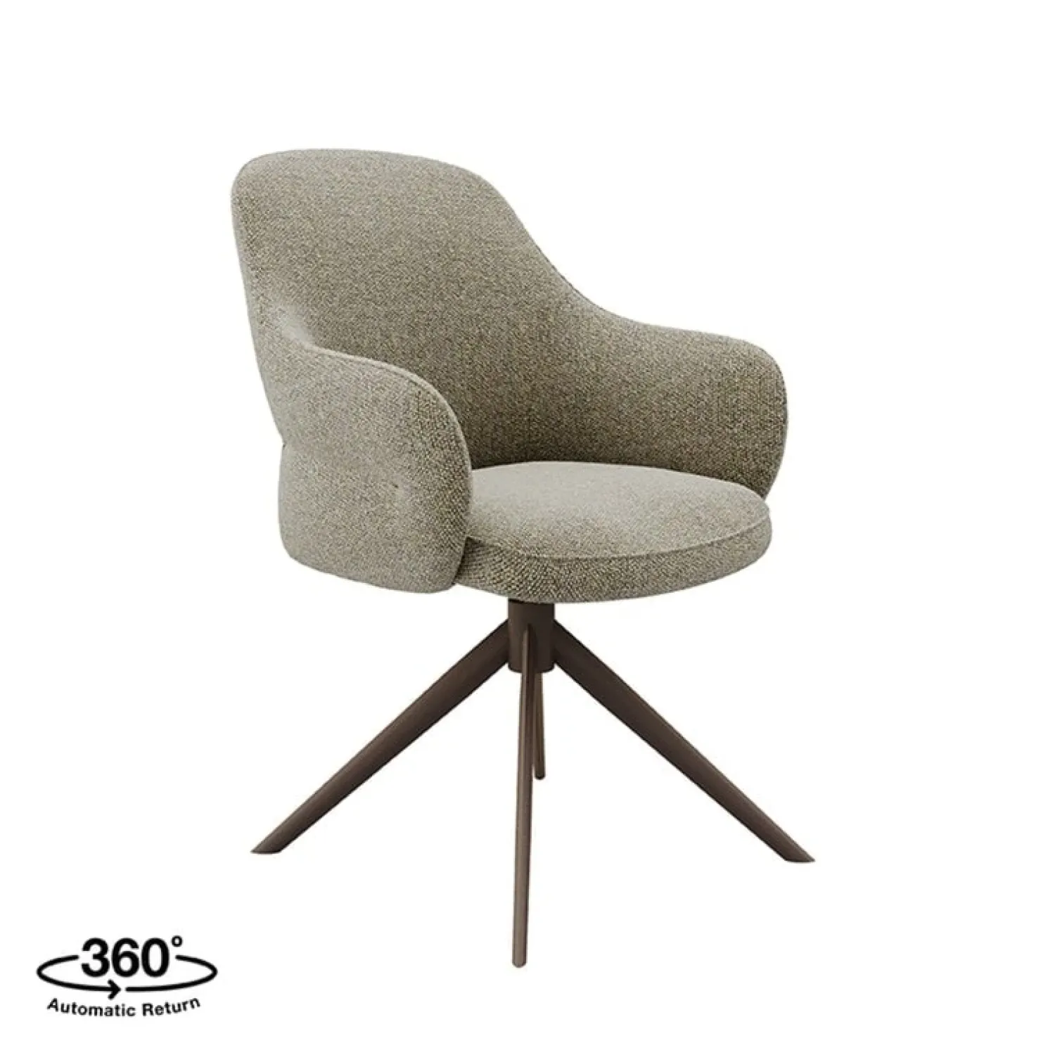 Label51 Eetkamerstoelen|Eetkamerstoel Bern Grijs Boucle