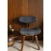 Dutchbone Eetkamerstoelen|Eetkamerstoel Blackwood Antraciet