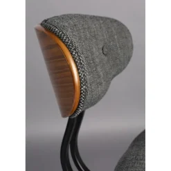 Dutchbone Eetkamerstoelen|Eetkamerstoel Blackwood Antraciet