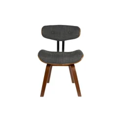 Dutchbone Eetkamerstoelen|Eetkamerstoel Blackwood Antraciet