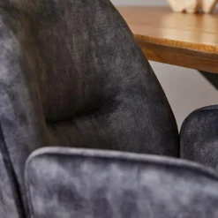 Furndea Eetkamerstoelen|Eetkamerstoel Brigitte Antraciet