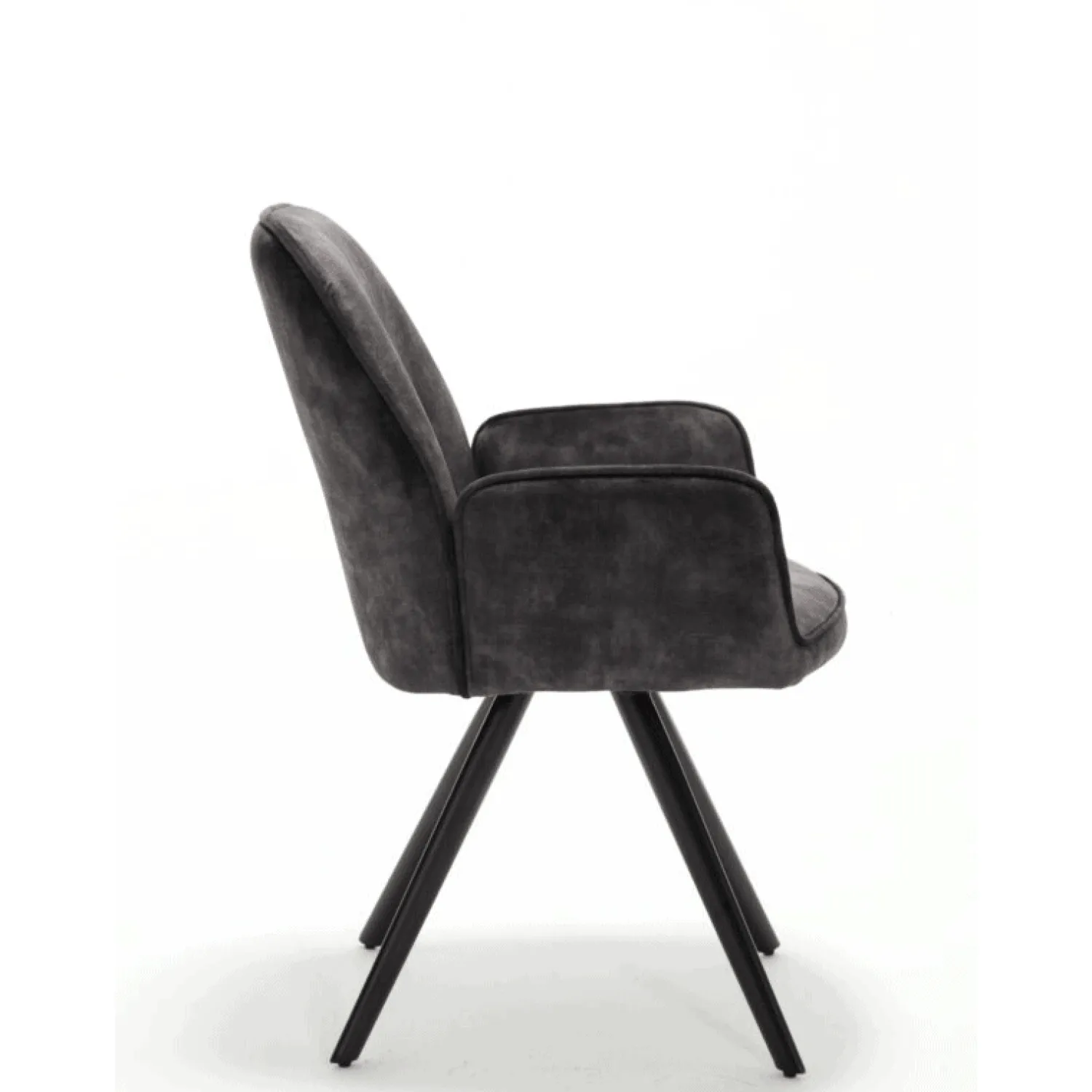 Furndea Eetkamerstoelen|Eetkamerstoel Brigitte Antraciet