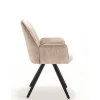 Furndea Eetkamerstoelen|Eetkamerstoel Brigitte Beige