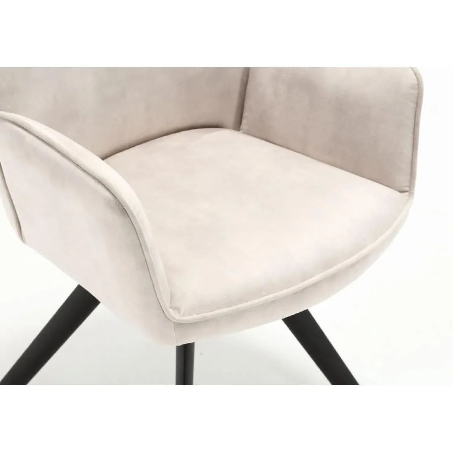 Furndea Eetkamerstoelen|Eetkamerstoel Brigitte Champagne