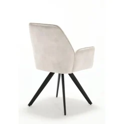 Furndea Eetkamerstoelen|Eetkamerstoel Brigitte Champagne
