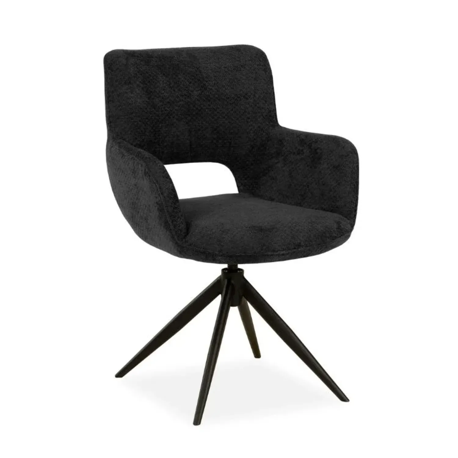 Maison Madera Eetkamerstoelen|Eetkamerstoel Caro antraciet