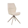 Label51 Eetkamerstoelen|Eetkamerstoel Comfy Boucle met bruin onderstel 48cm