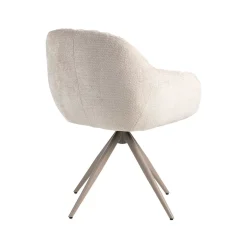 Label51 Eetkamerstoelen|Eetkamerstoel Esma Naturel Taupe poot