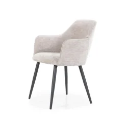 Eleonora Eetkamerstoelen|Eetkamerstoel Esmee Beige 58cm