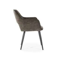 Eleonora Eetkamerstoelen|Eetkamerstoel Esmee Bruin 58cm