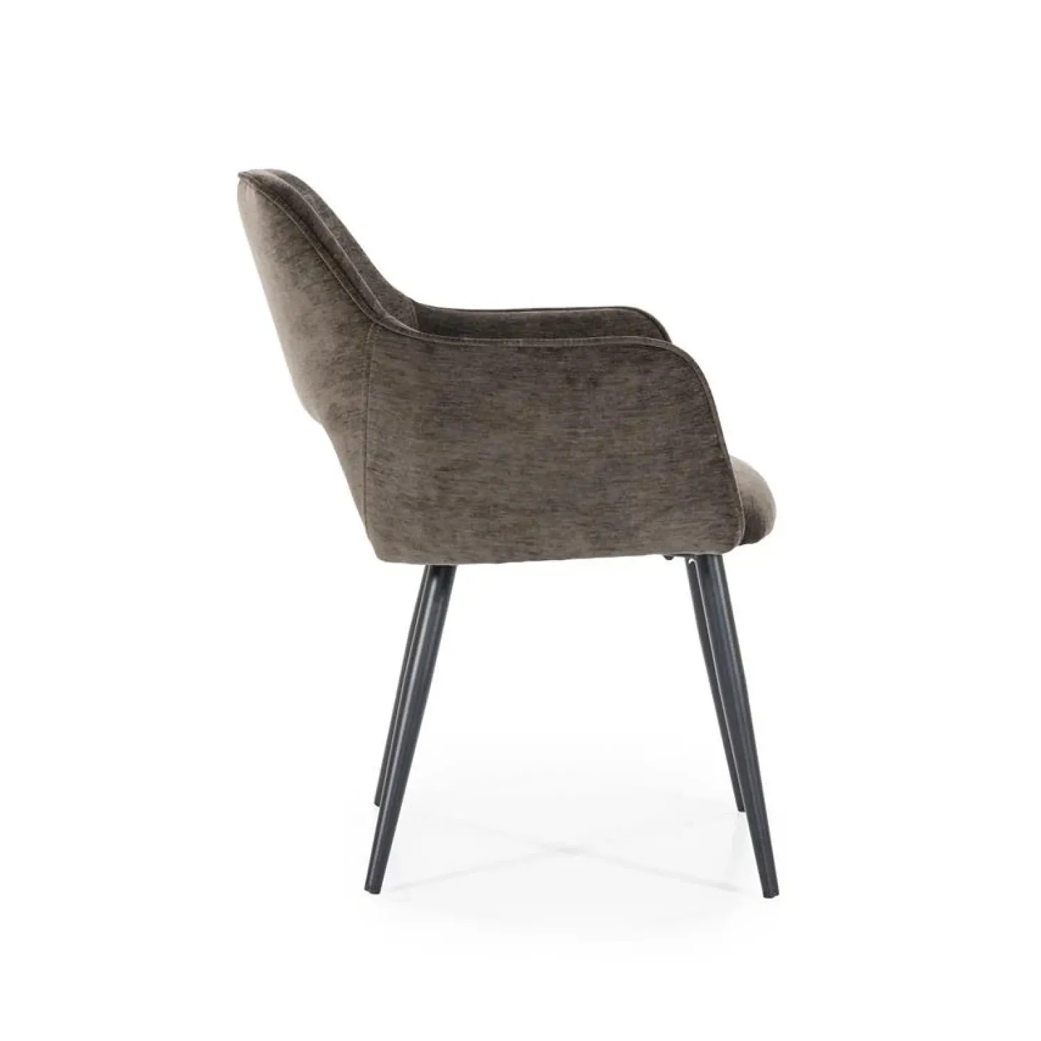 Eleonora Eetkamerstoelen|Eetkamerstoel Esmee Bruin 58cm
