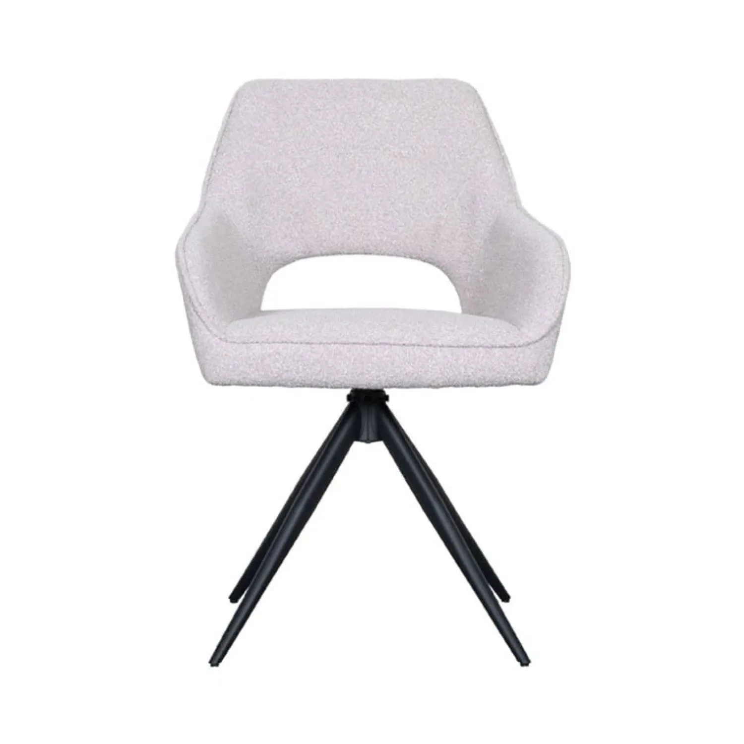Label51 Eetkamerstoelen|Eetkamerstoel Finley Naturel Boucle