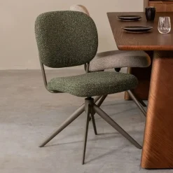 Label51 Eetkamerstoelen|Eetkamerstoel Geneva Forest Boucle