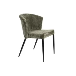 Dutchbone Eetkamerstoelen|Eetkamerstoel Georgia Groen