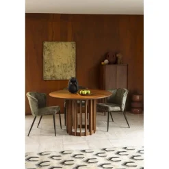 Dutchbone Eetkamerstoelen|Eetkamerstoel Georgia Groen