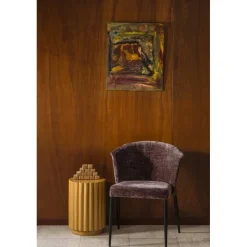 Dutchbone Eetkamerstoelen|Eetkamerstoel Georgia Paars