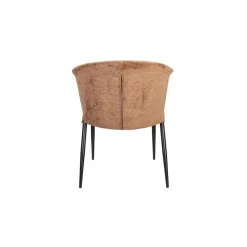 Dutchbone Eetkamerstoelen|Eetkamerstoel Georgia Terracotta