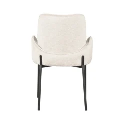 Label51 Eetkamerstoelen|Eetkamerstoel Joni Crème Fluweel (showroommodel)