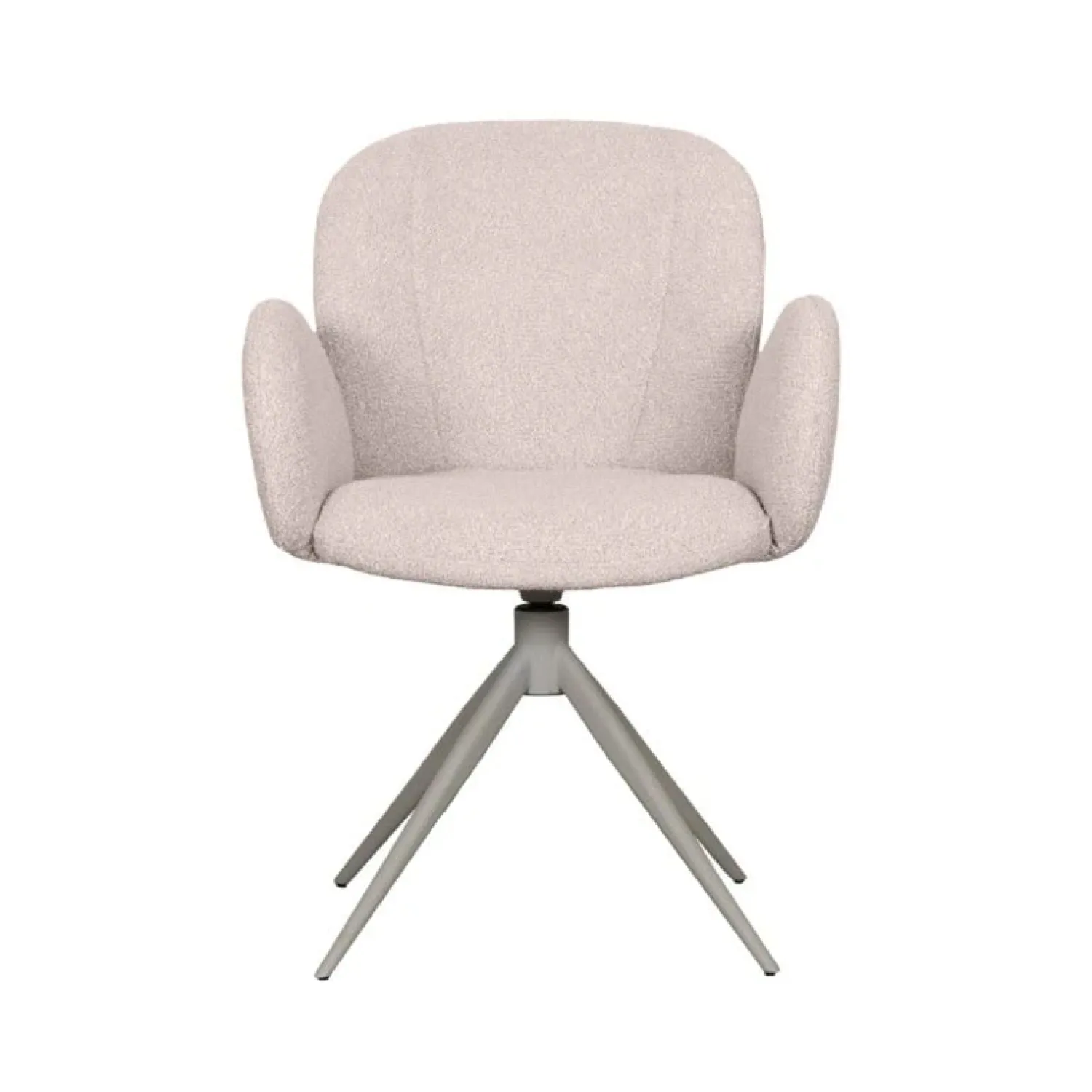 Label51 Eetkamerstoelen|Eetkamerstoel Kimball Naturel Boucle