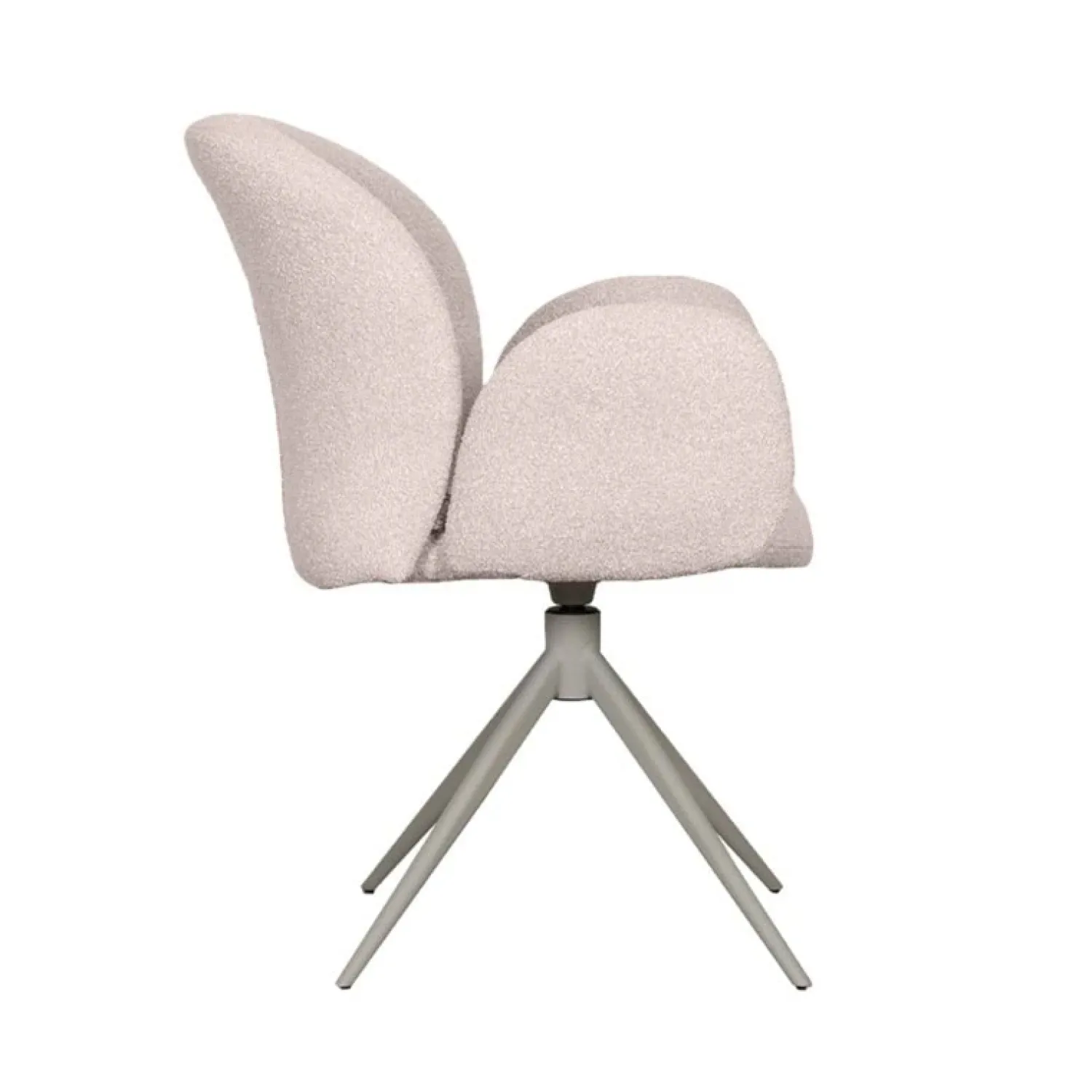 Label51 Eetkamerstoelen|Eetkamerstoel Kimball Naturel Boucle