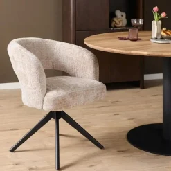 Furndea Eetkamerstoelen|Eetkamerstoel Lana Beige