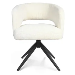 Furndea Eetkamerstoelen|Eetkamerstoel Lana Gebroken wit