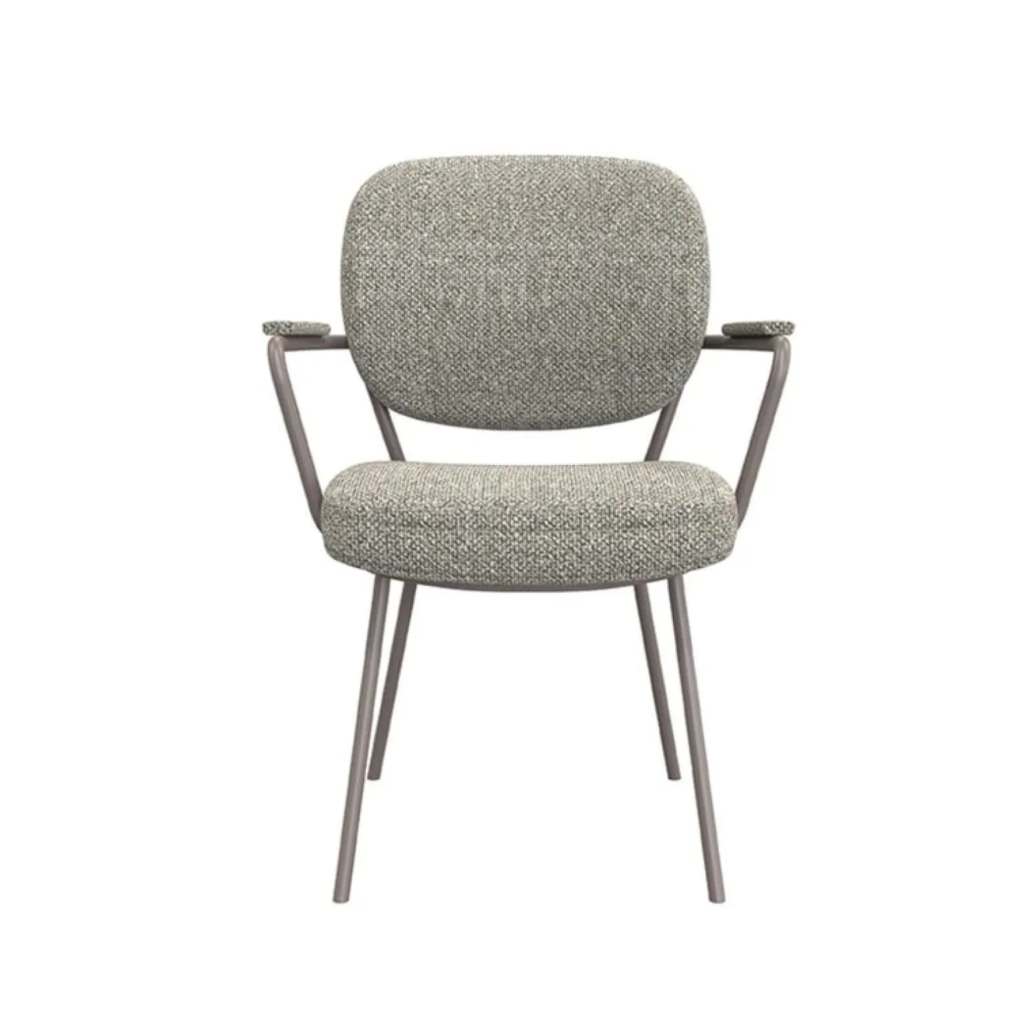 Label51 Eetkamerstoelen|Eetkamerstoel Lausanne Grijs Boucle