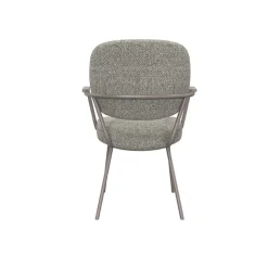 Label51 Eetkamerstoelen|Eetkamerstoel Lausanne Grijs Boucle