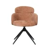 Label51 Eetkamerstoelen|Eetkamerstoel Levi Cognac Stof